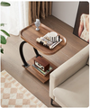 Mobile Wooden C-Table © Ⓢ